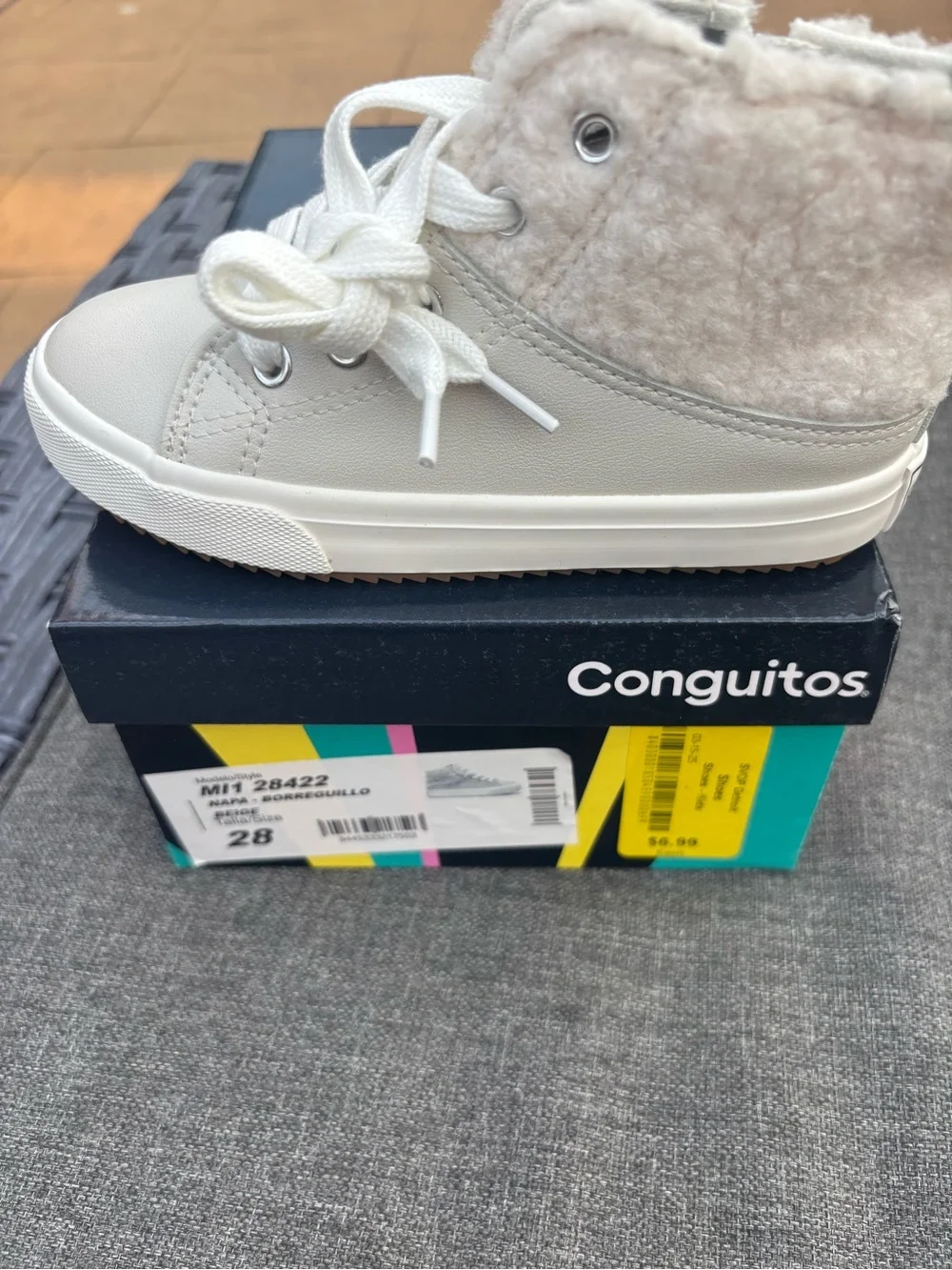 New Conguitos Fleece Hi Top Sneakers